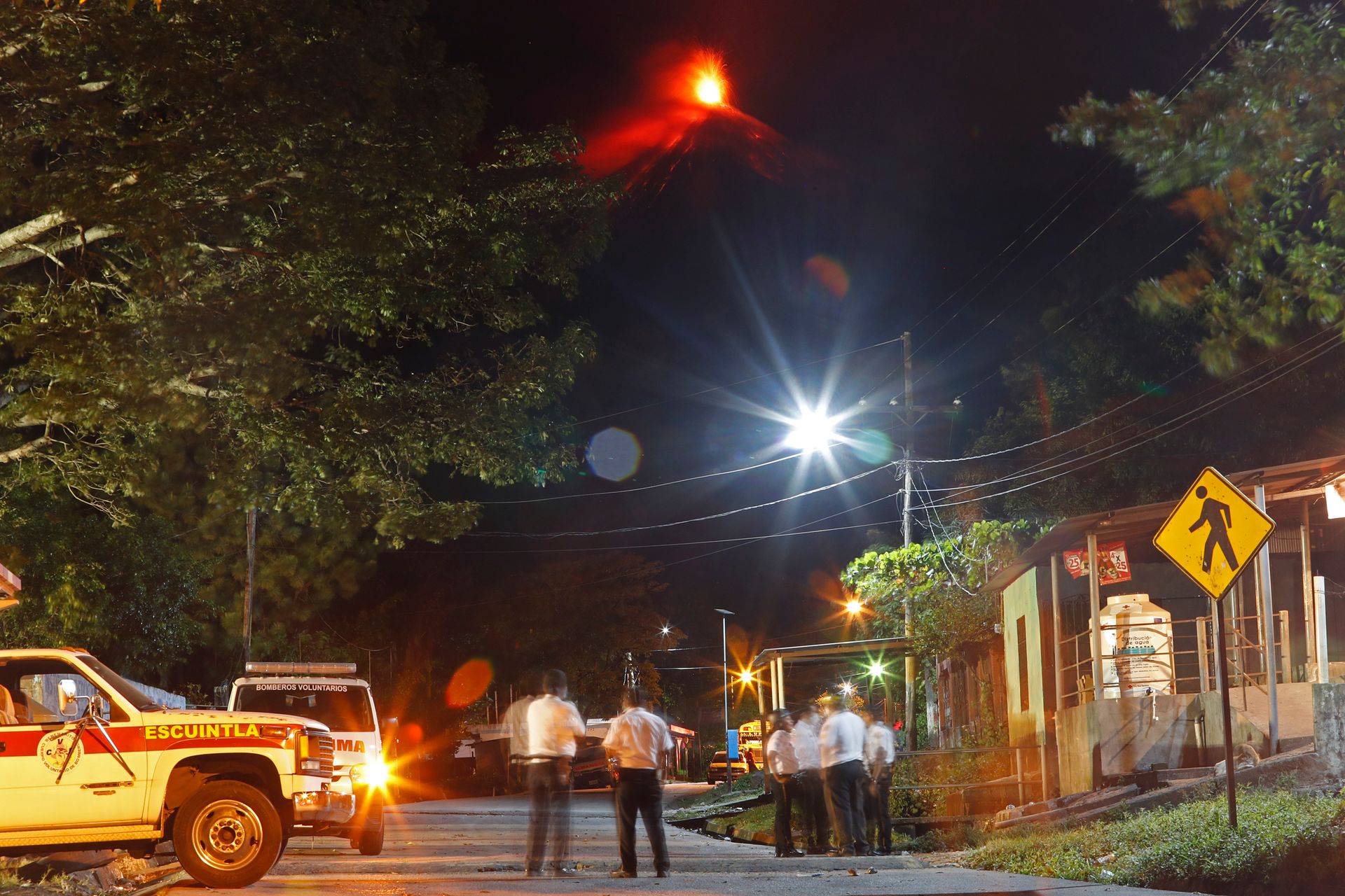 فوران آتشفشان در گواتمالا