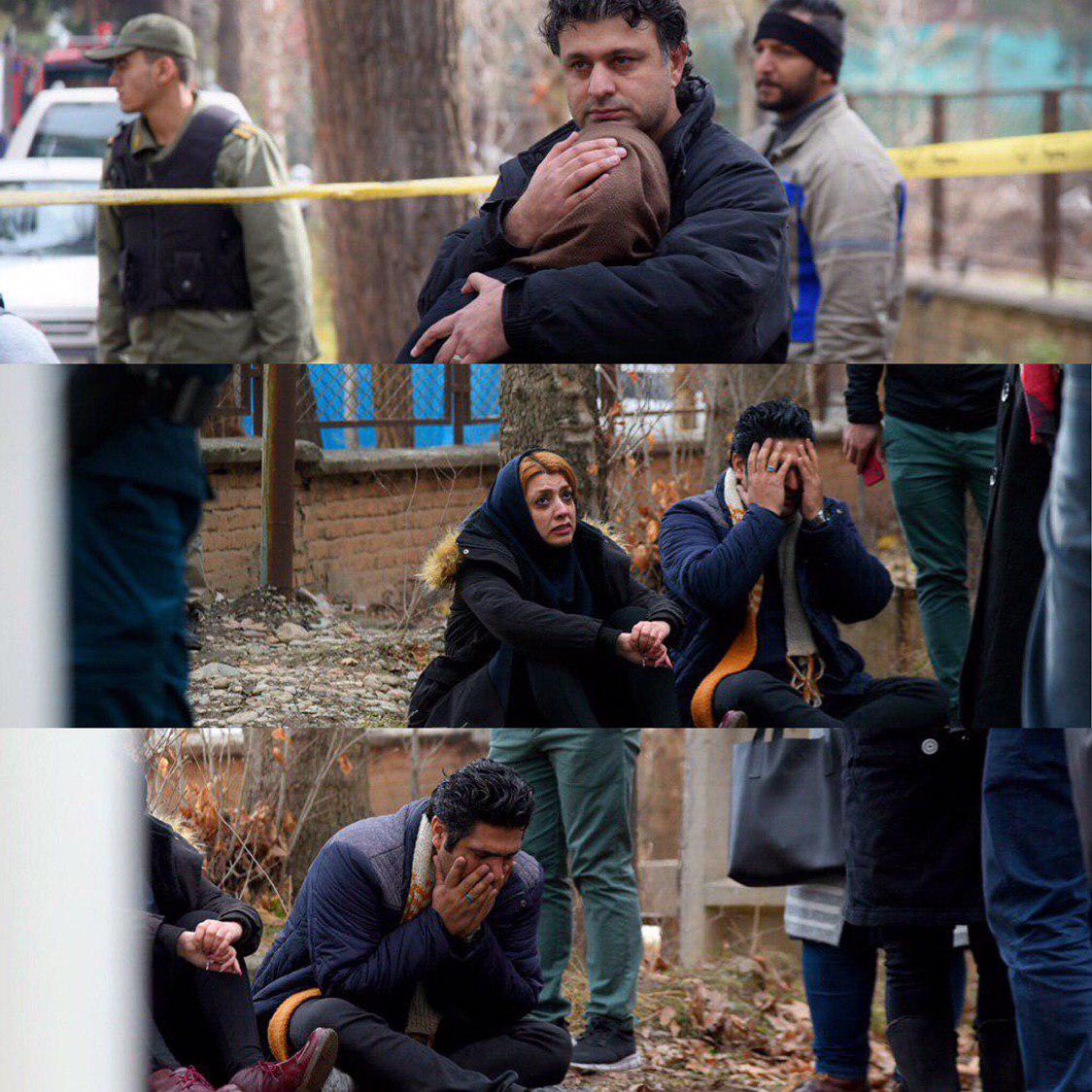 خانواده قربانیان سقوط هواپیمای باری