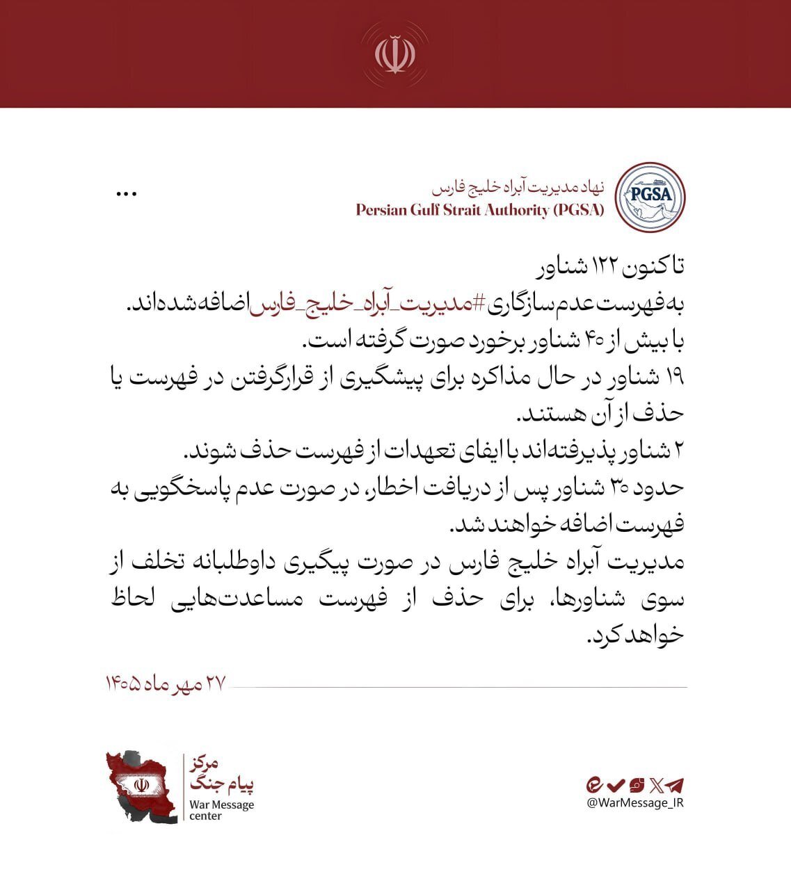 نهاد مدیریت آبراه خلیج فارس