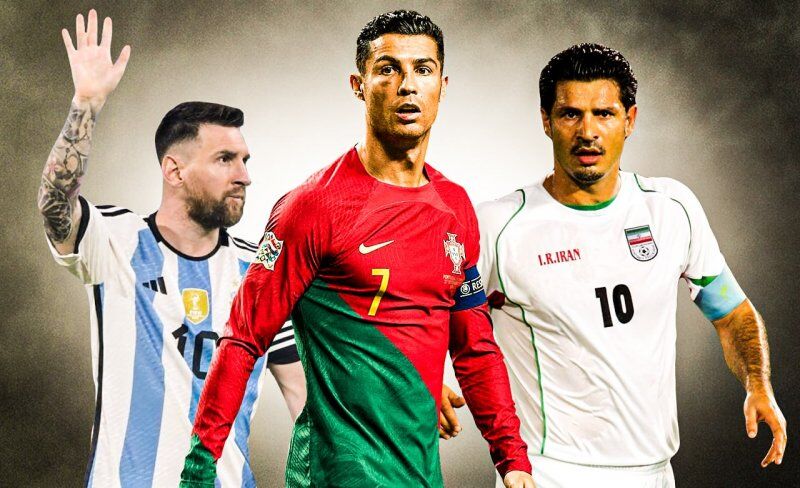 علی دایی اسطوره است اما مسی از رکورد او عبور می‌کند!/ مسی را با رونالدو مقایسه نکنید!