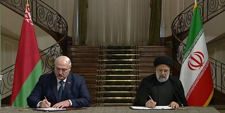 امضای ۸ تفاهم‌نامه همکاری میان ایران و بلاروس