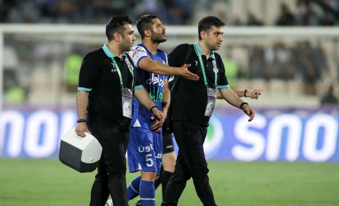 مدافع استقلال عزادار شد