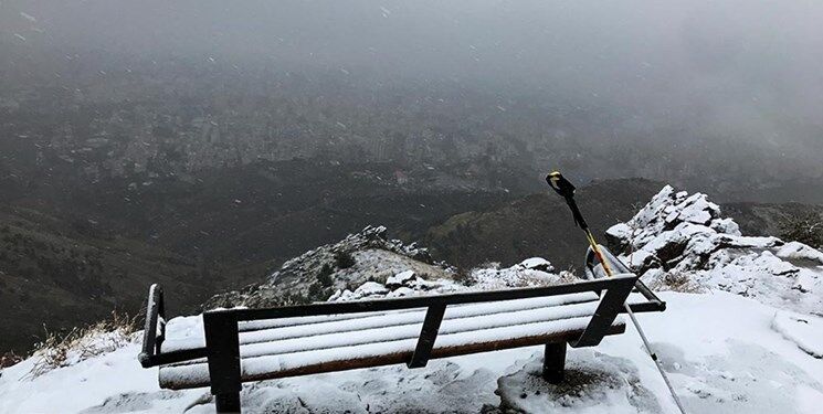 بارش ۱۵ سانتی‌متری برف در توچال تهران