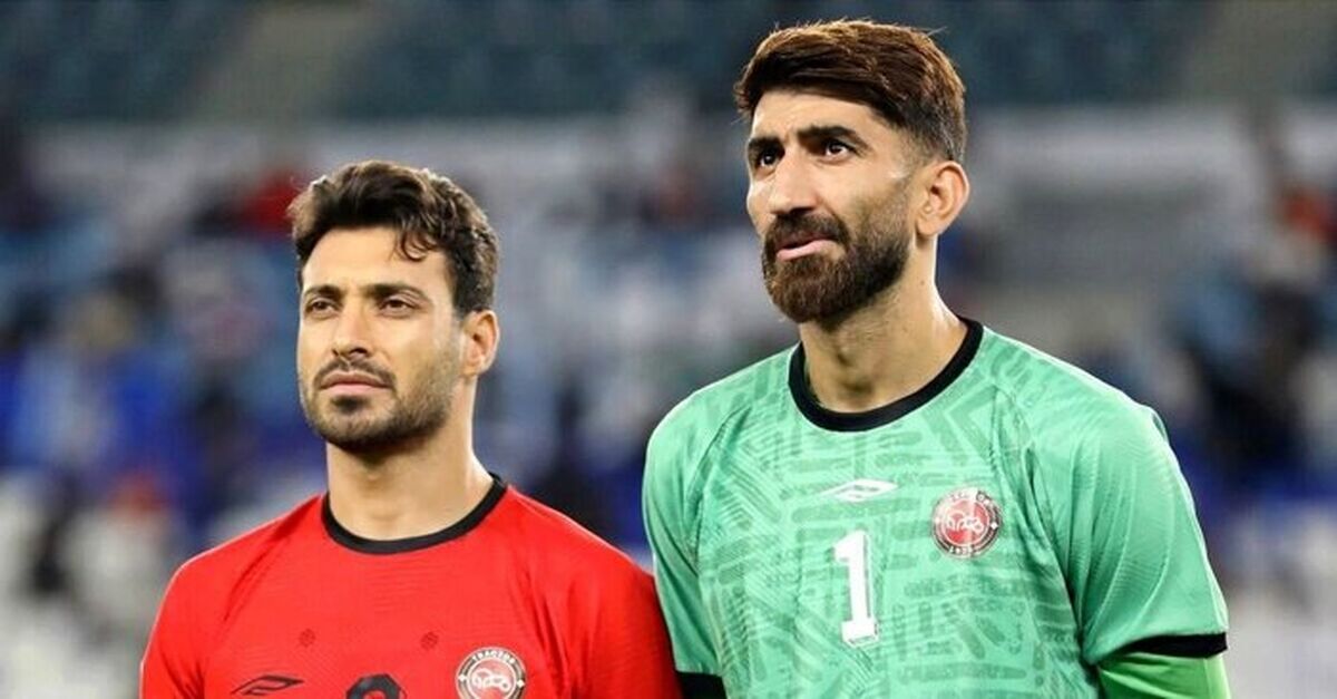 لبخند خاص بیرانوند قبل از دیدار با پرسپولیس + عکس