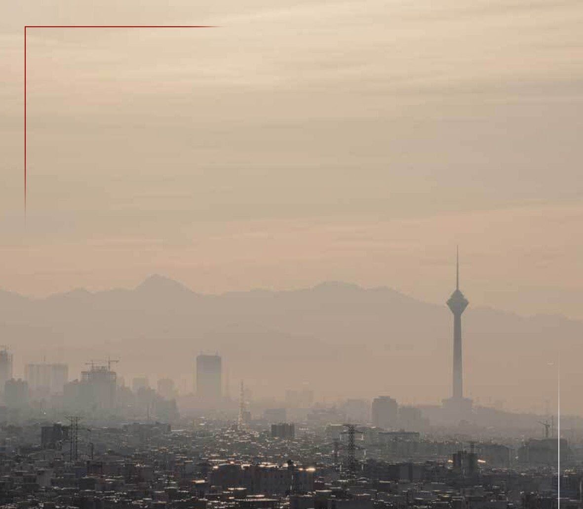 هوای تهران در آستانه وضعیت نارنجی قرار گرفت