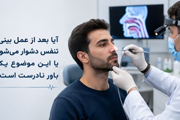 آیا بعد از عمل بینی، تنفس دشوار می‌شود یا این موضوع یک باور نادرست است؟