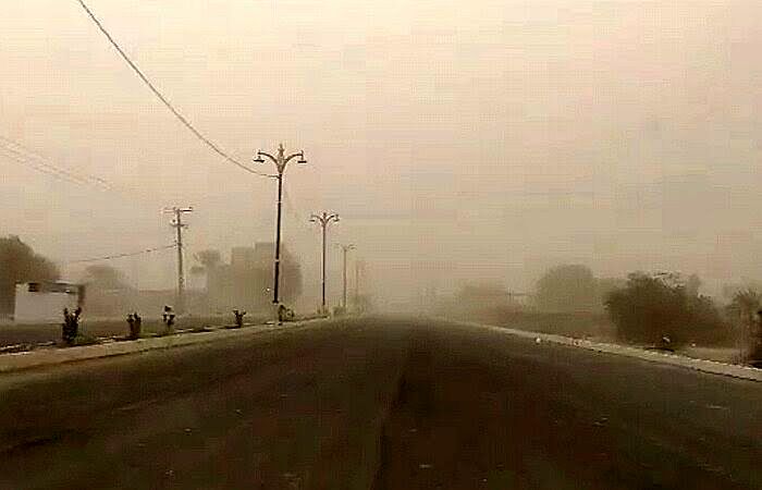 سرعت طوفان در زابل به ۱۰۸ کیلومتر رسید