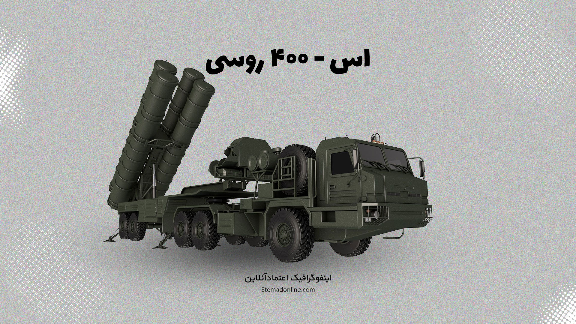 اینفوگرافی | سامانه موشکی اس-400 در یک نگاه