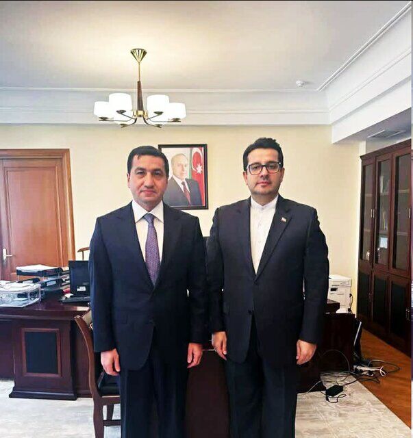 گفت‌وگوی صریح سفیر ایران در باکو با دستیار رییس‌جمهوری آذربایجان