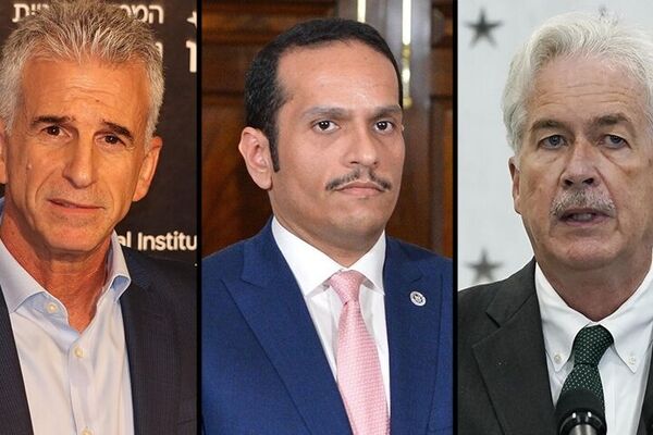 نخست‌وزیر قطر با روسای «سیا» و «موساد» دیدار کرد