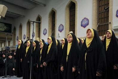 دیدار رهبری با بانوان