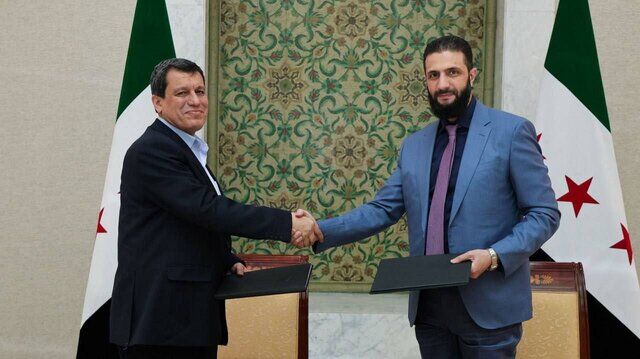 الشرع به بارزانی: حقوق سیاسی و مدنی کردها محفوظ است