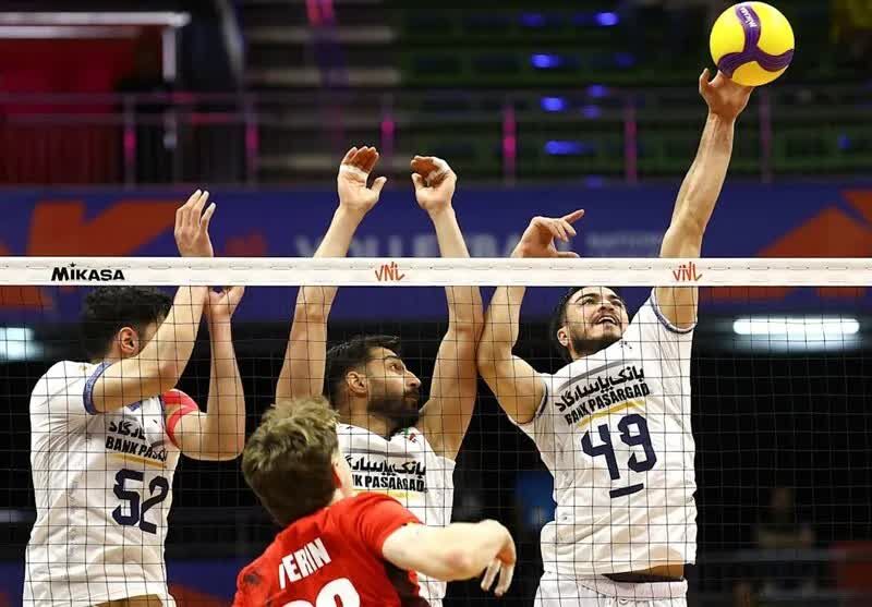 پیروزی تیم ملی والیبال ایران مقابل آلمان؛ ایران ۳ - آلمان ۲