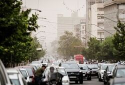 افزایش سرعت وزش باد در تهران
