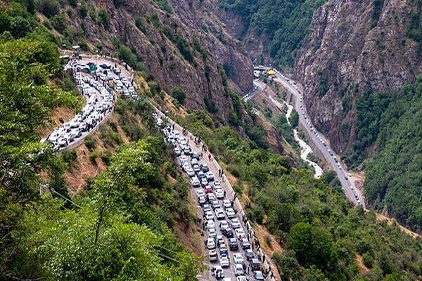 جاده چالوس یک‌طرفه شد