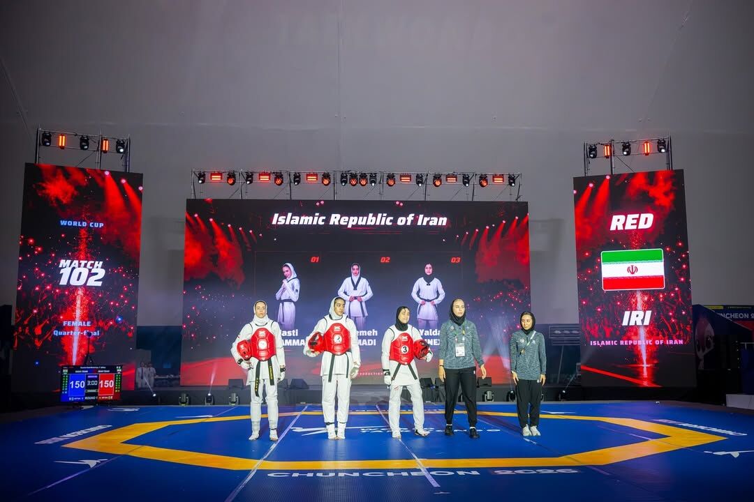 تیم ملی تکواندو زنان ایران سوم جام جهانی شد