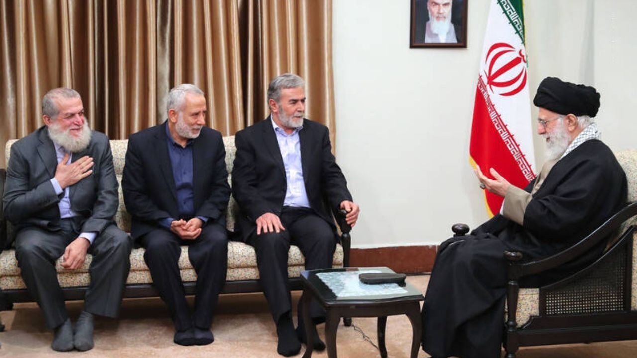 دیدار دبیرکل جنبش جهاد اسلامی فلسطین با رهبرانقلاب + عکس