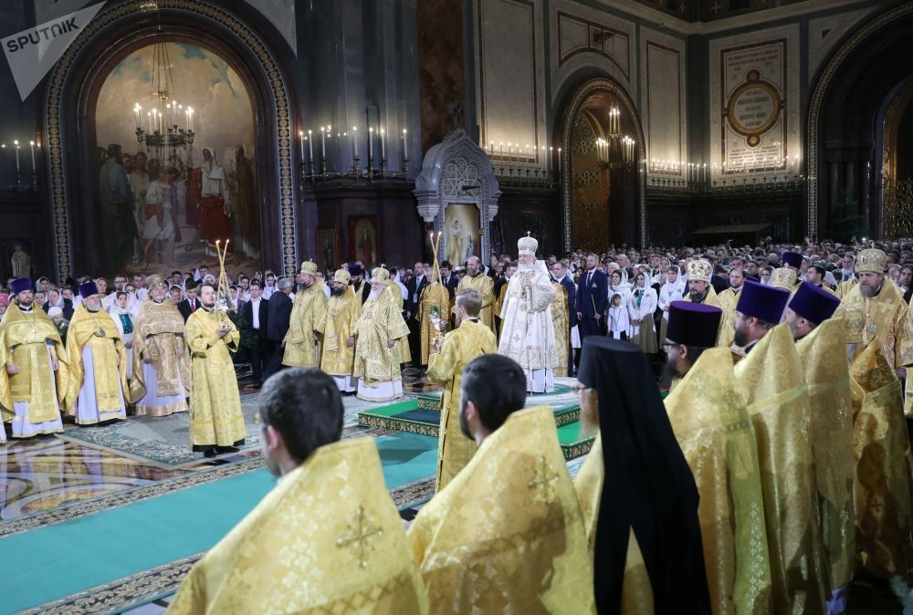 جشن کریسمس روس‌ها با حضور پوتین