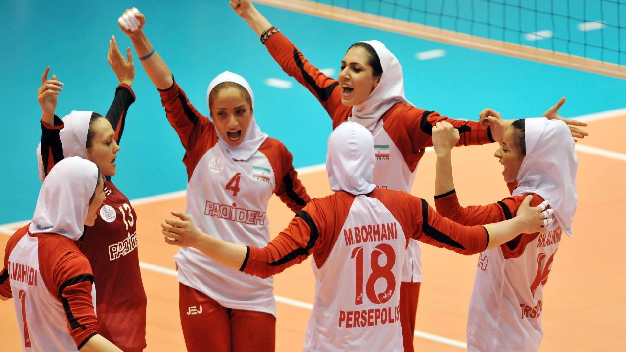 دختران والیبالیست ایران در جایگاه هشتم آسیا قرار گرفتند