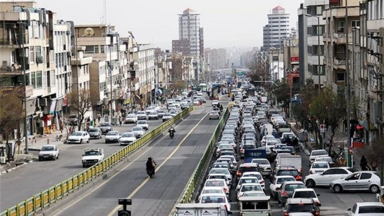 وضعیت ترافیکی تهران در دومین روز مهر