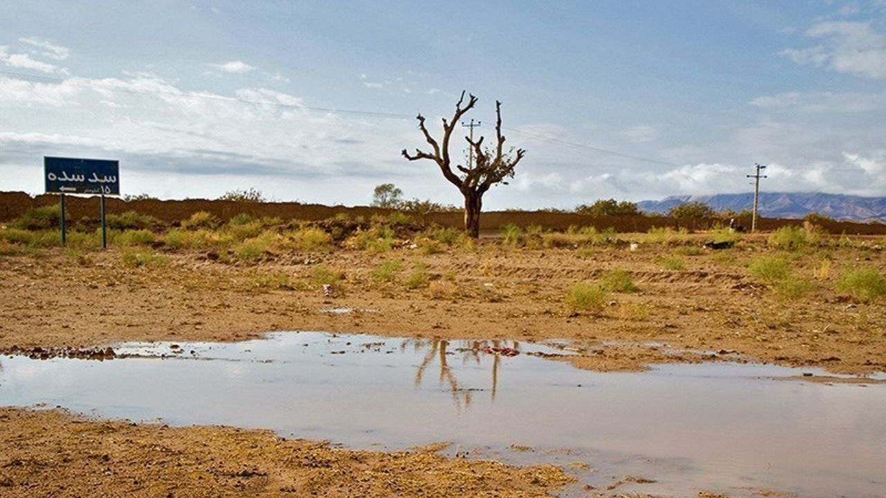 روستای مچریه در دشت آزادگان زیر آب رفت