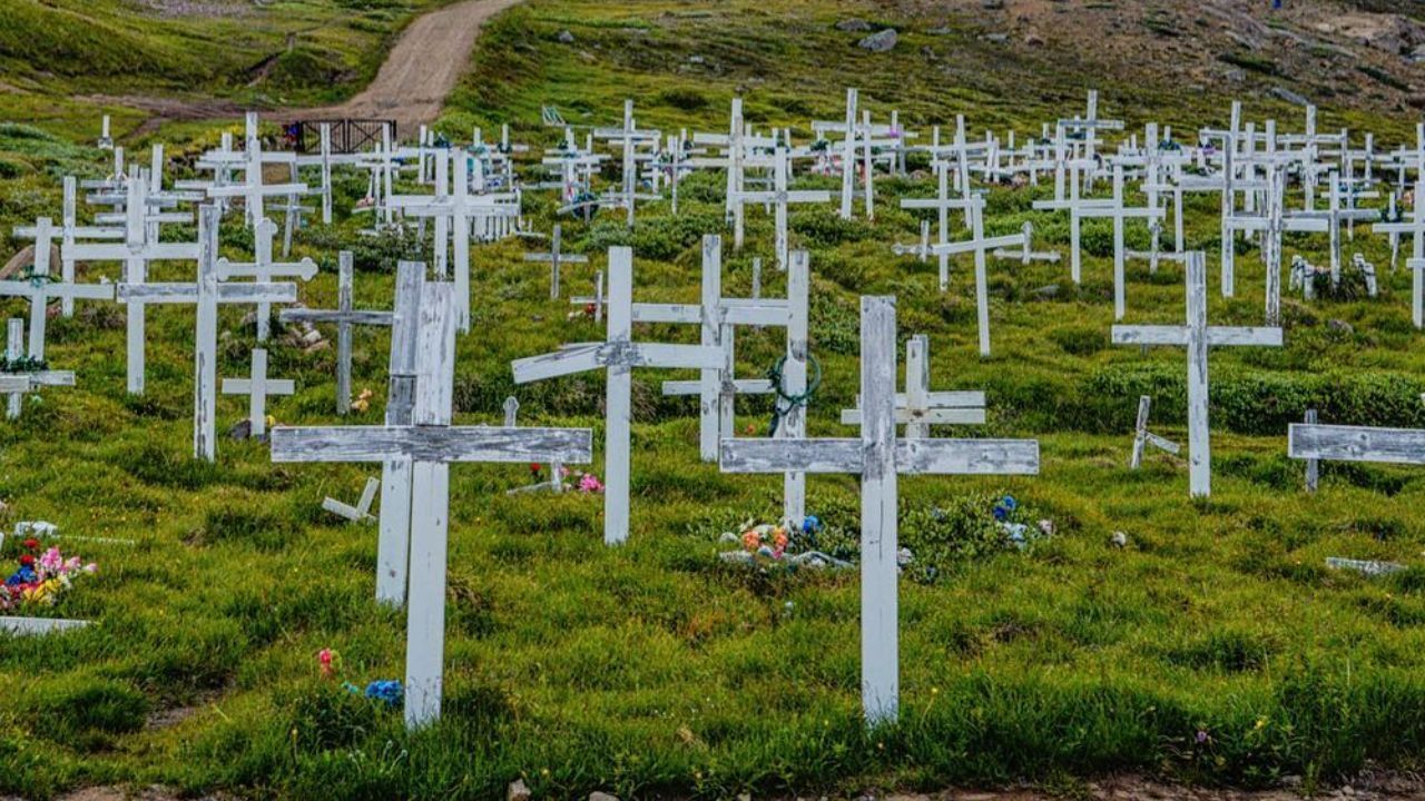 عکس روز اینستاگرام، قبرستان گرینلندی