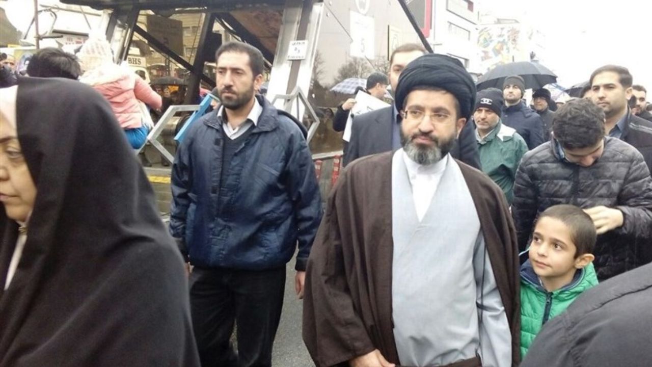 حضور فرزندان رهبر انقلاب در راهپیمایی + عکس
