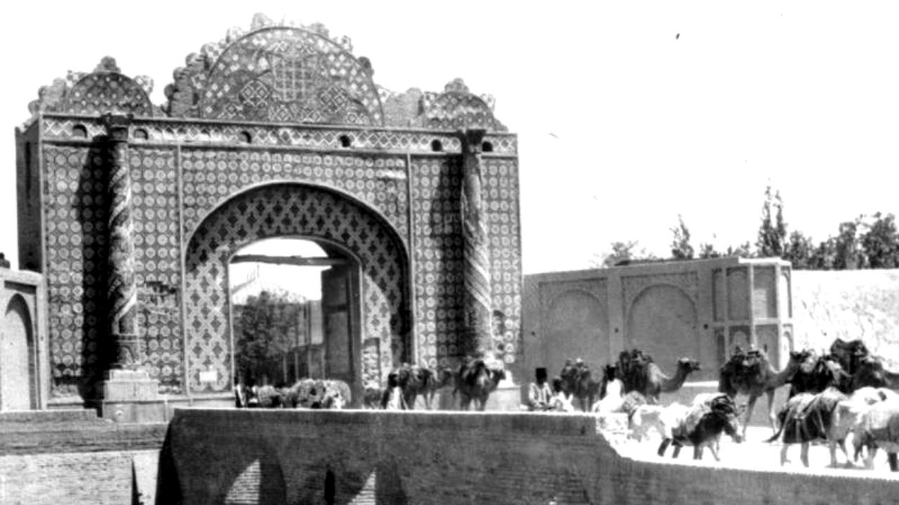دروازه دولت در زمان قاجار + عکس
