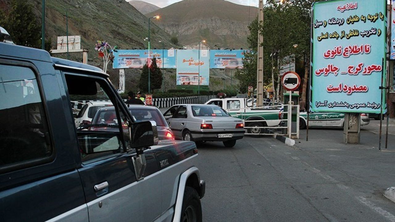 بازگشایی جاده چالوس پس از تثبیت رودخانه و ترمیم خرابی‌ها