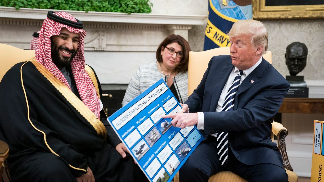 قدردانی ترامپ از ریاض بابت خرید تسلیحات آمریکایی