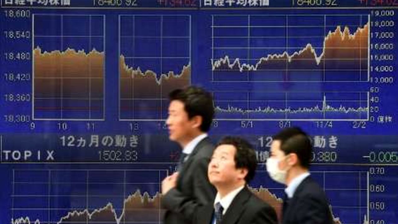 سیر نوسانی ارزش سهام در بازارهای بورس آسیا