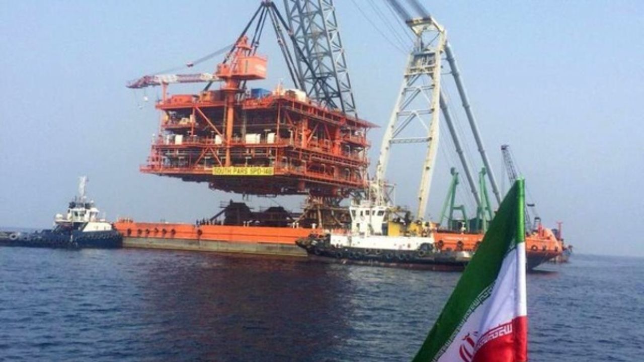 سومین سکوی گازی فازهای 22 تا 24 پارس جنوبی بارگیری شد