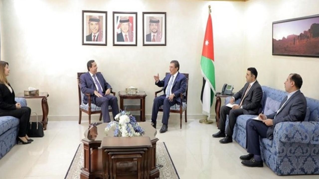 کاردار جدید سوریه با رئیس پارلمان اردن دیدار کرد