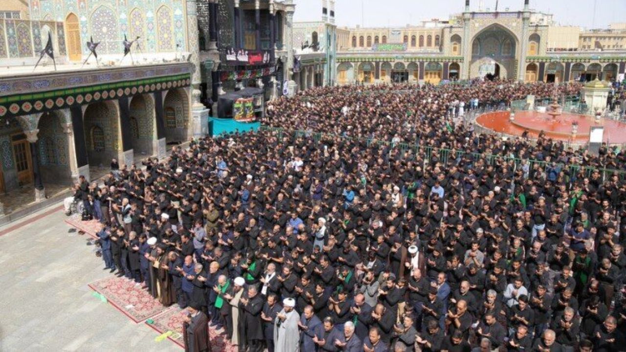 نماز ظهر عاشورا از تلویزیون پخش می‌شود