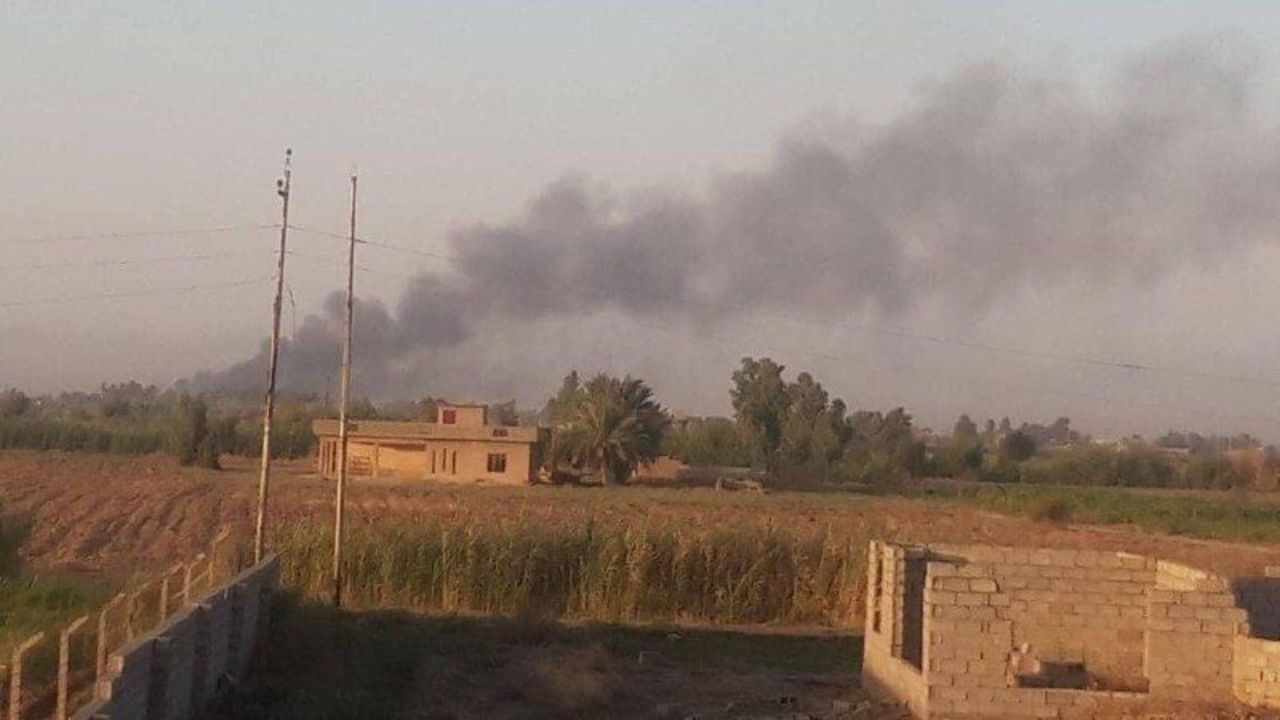 انبار مهمات حشد شعبی بمباران شد