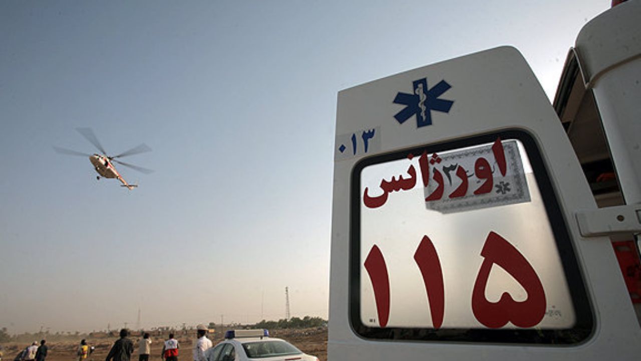 38 مصدوم از ایلام به تهران توسط اورژانس هوایی منتقل شدند