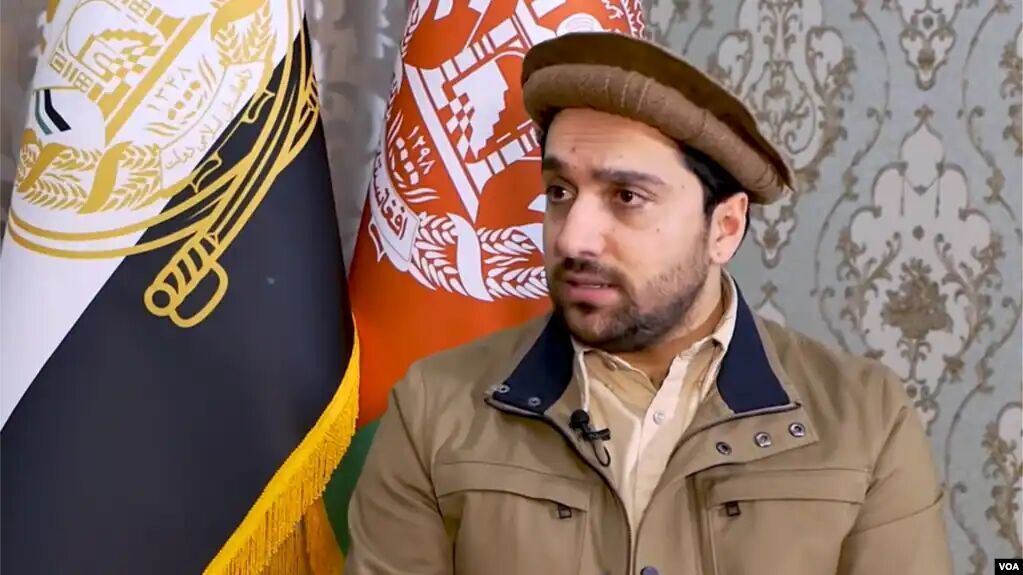 ویدئو| دیدار احمد مسعود و مکرون در نشست صلح پاریس