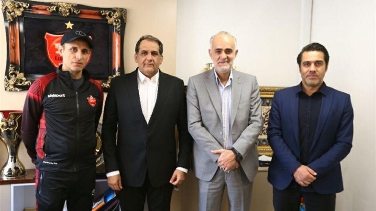 جلسه سرپرست جدید باشگاه پرسپولیس با پیروانی و گل‌محمدی