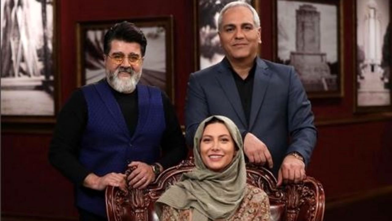 فریبا نادری در دورهمی: با گریه و التماس توانستم همسرم را راضی کنم با من ازدواج کند!