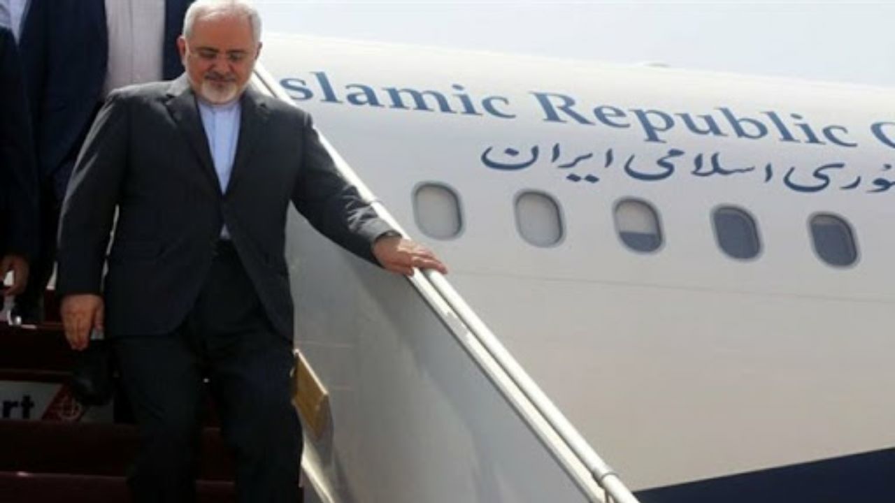ظریف وارد بغداد شد