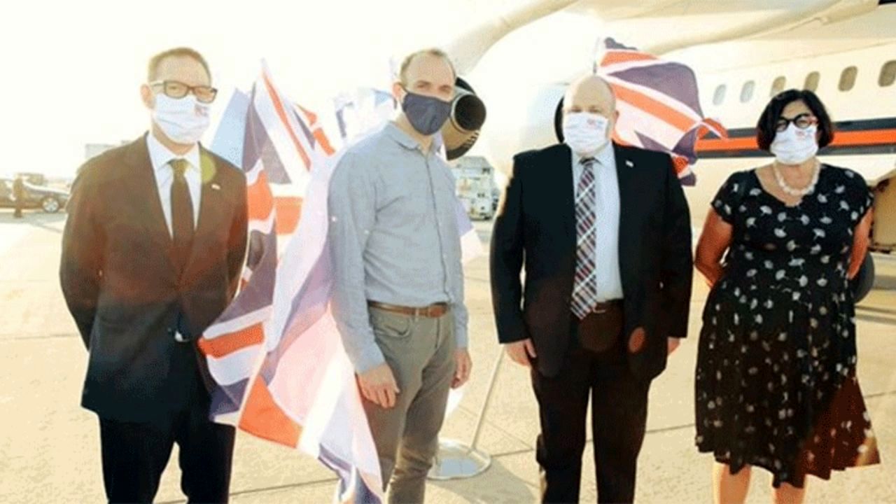 دیدار مایک پمپئو و دومینیک راب در اسرائیل