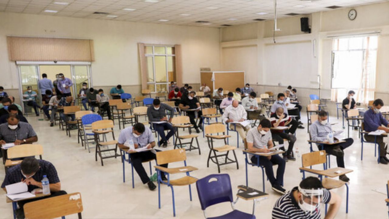 بررسی میزان رعایت پروتکل‌های بهداشتی در کنکور