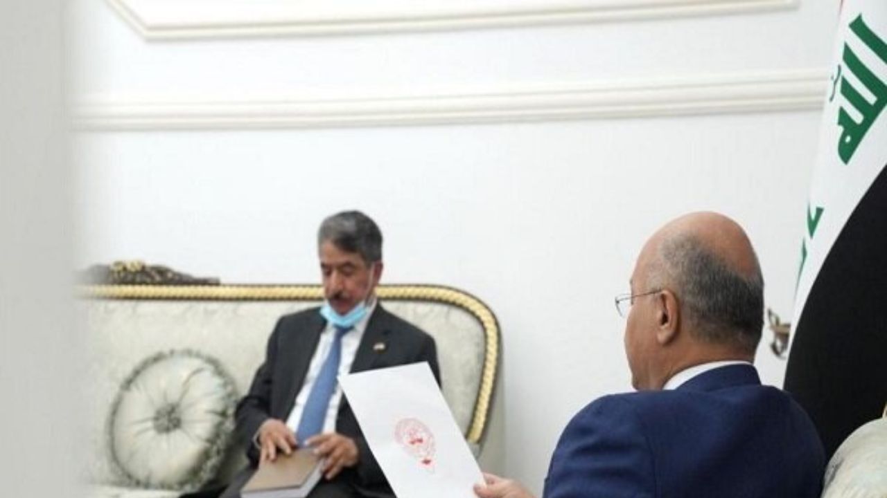 شیخ نواف الصباح از برهم صالح برای سفر به کویت دعوت به عمل آورد