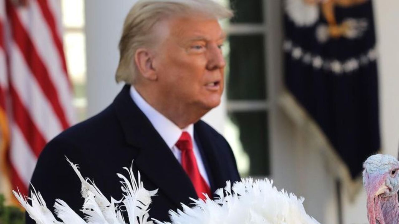 فوری / ترامپ آخرین «مراسم شکرگزاری» در کاخ سفید را برگزار کرد+ عکس