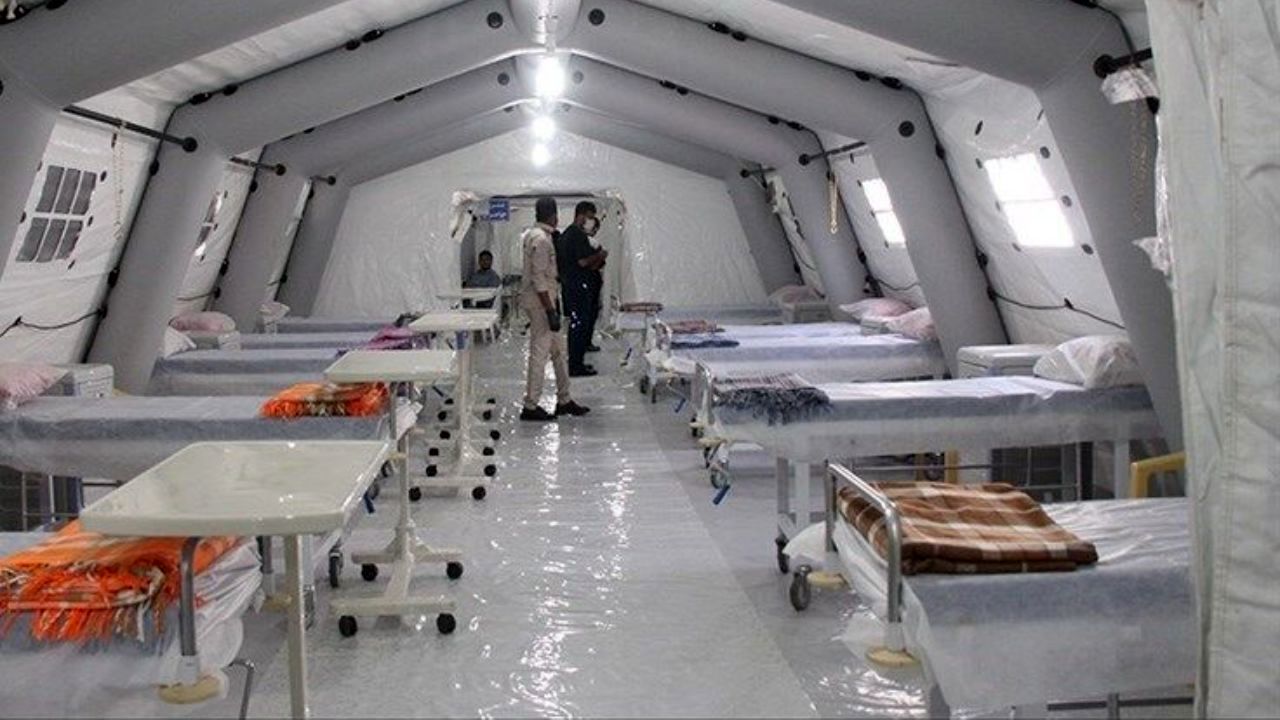 بیمارستان‌های صحرایی نیروی زمینی سپاه برپا شد