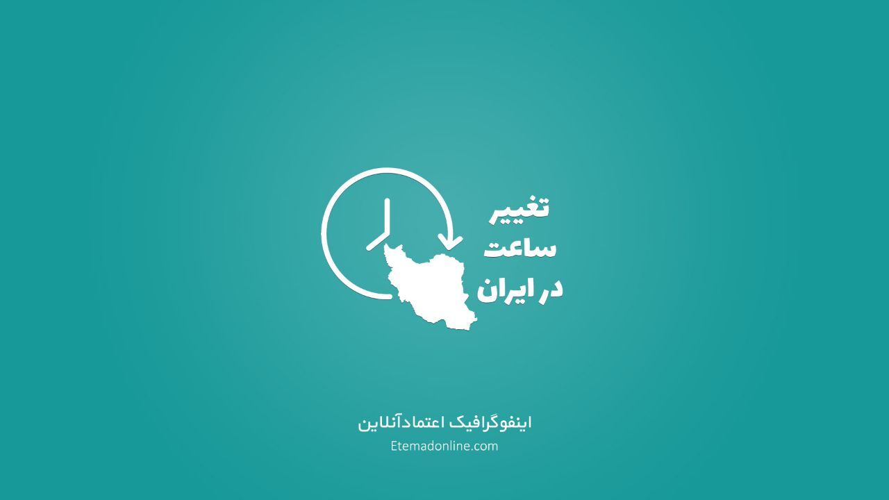 اینفوگرافی| نگاهی به تغییر ساعت در ایران و جهان