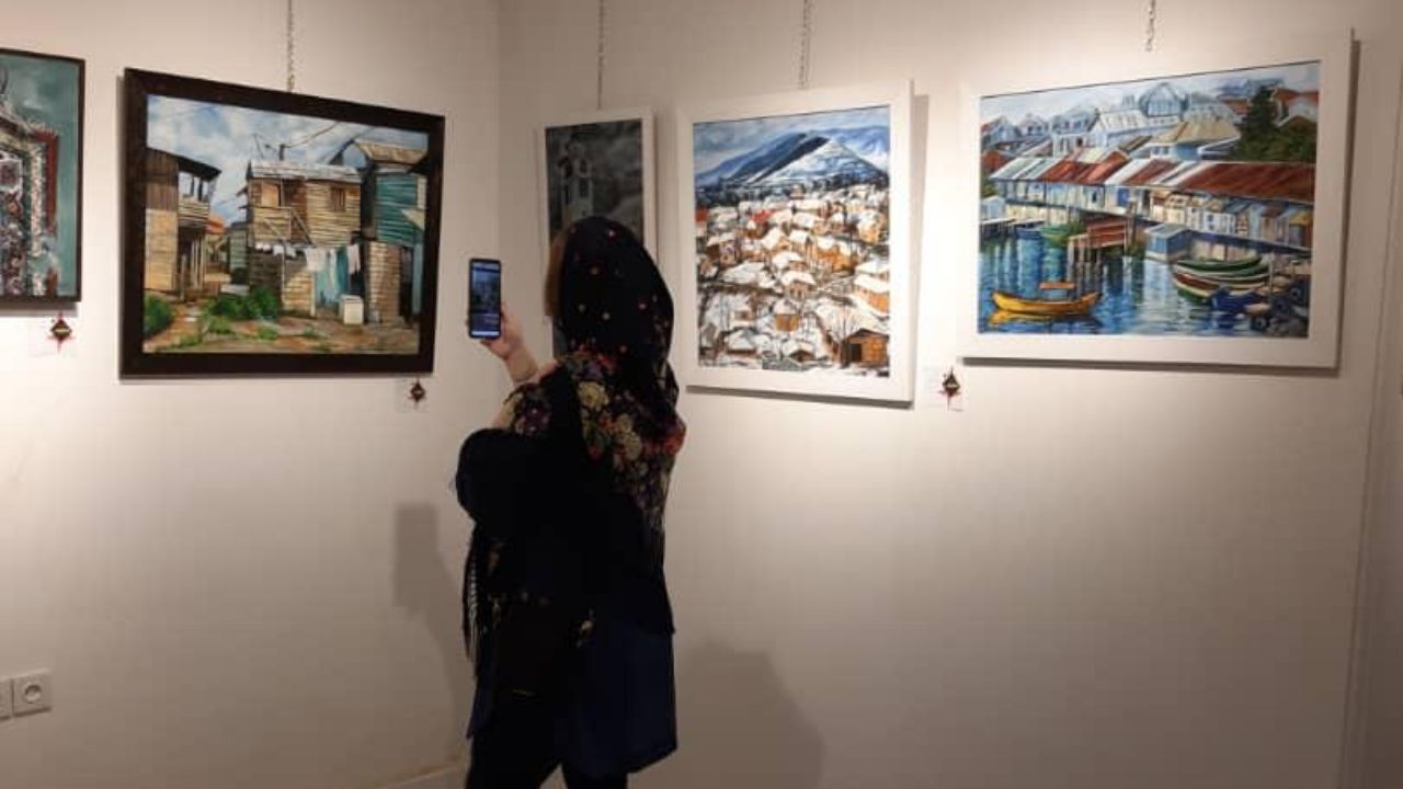 گزارش تصویری از نمایشگاه نقاشی ناگفته