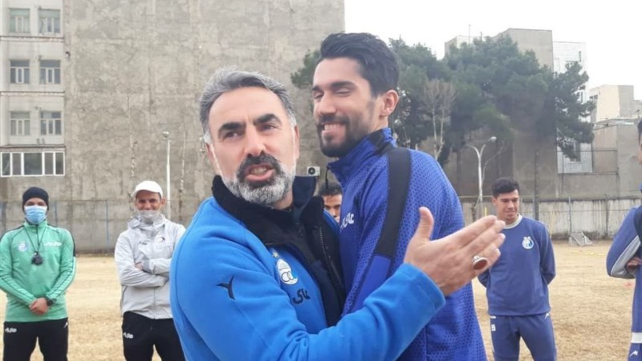 خنده محمود فکری بعد از جدایی از استقلال + عکس
