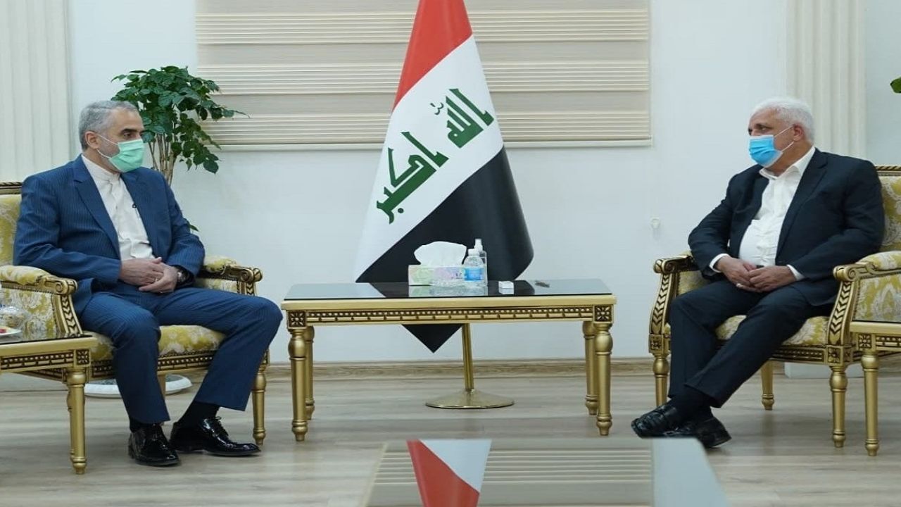 رئیس حشدالشعبی با معاون وزیر دفاع ایران دیدار کرد