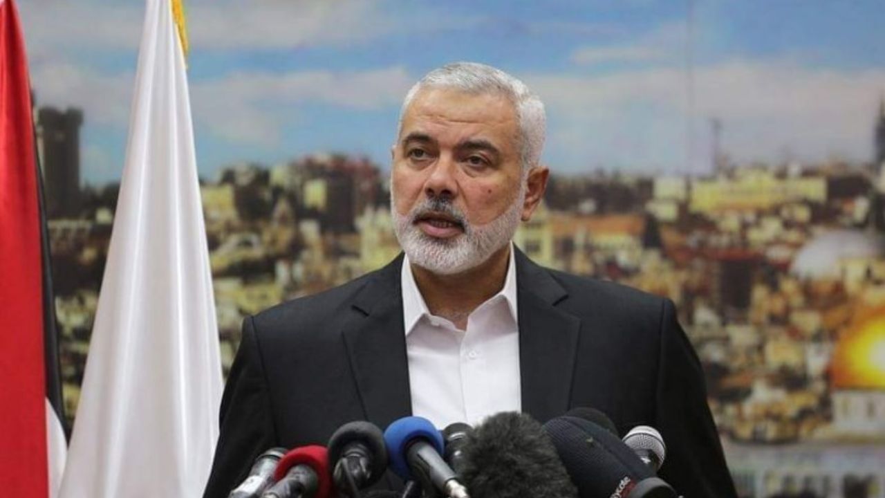 گفتگوی اسماعیل هنیه با فرمانده کل سپاه پاسداران انقلاب اسلامی